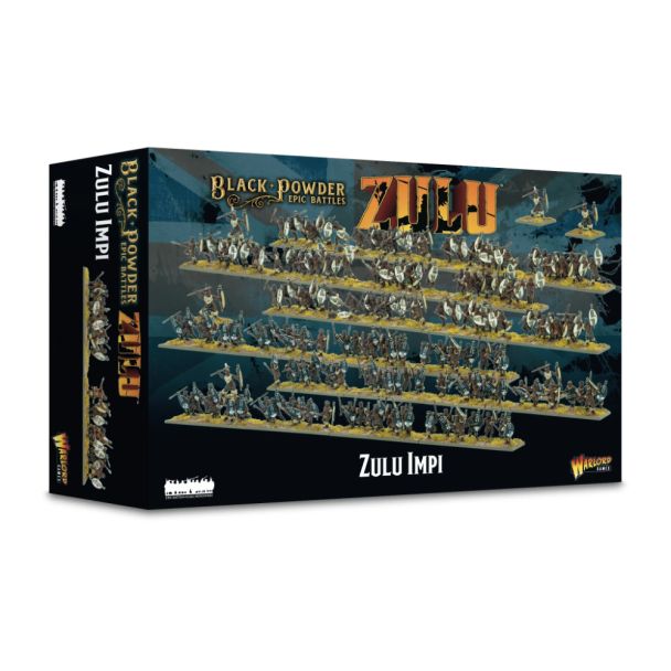 Pre-order: Zulu: Zulu Impi - Black Powder Epic Battles - Warlord Games - Brand New