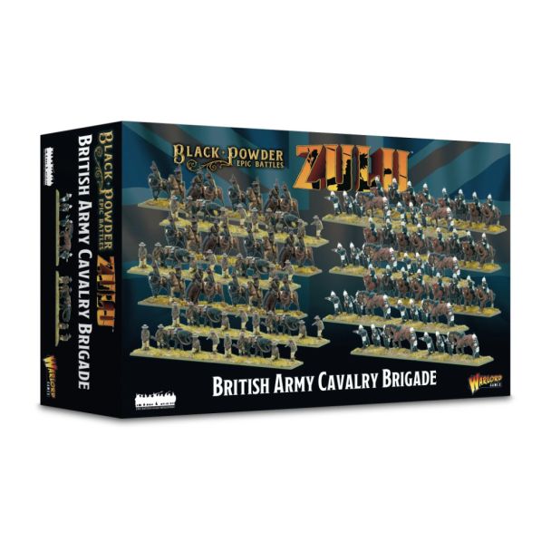 Pre-order: Zulu: British Army Cavalry Brigade - Black Powder Epic Battles - Warlord Games - Brand New