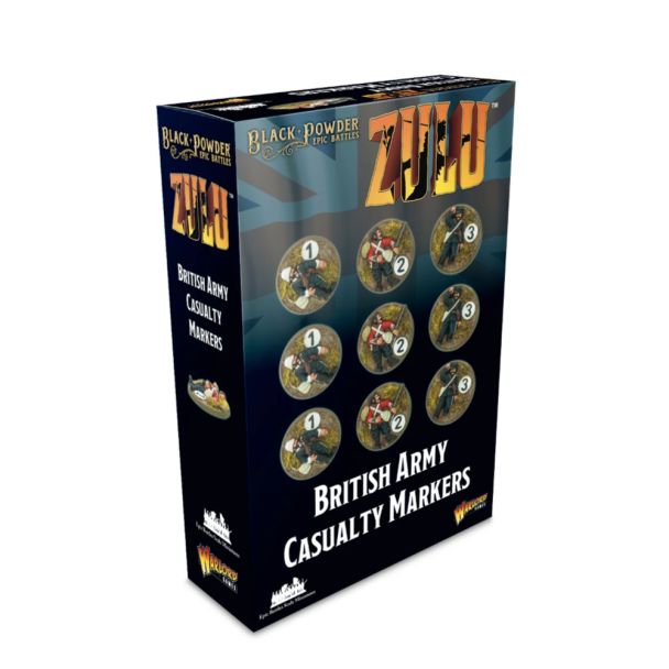 Pre-order: Zulu: British Army Casualty Markers - Black Powder Epic Battles - Warlord Games - Brand New