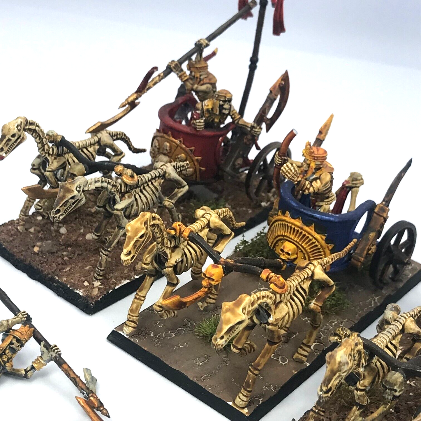 Classic Tomb Kings Chariot Regiment - Repair Required - Warhammer Fantasy BOX23