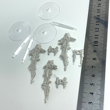 Imperial Firestorm Class Frigates - Battlefleet Gothic Warhammer GW Metal X6203