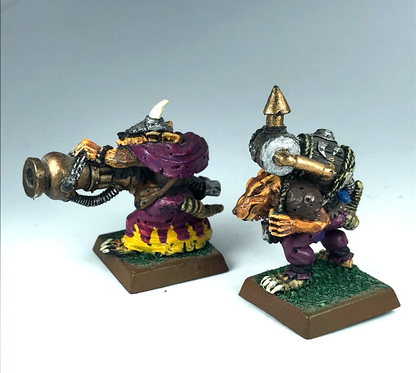 Ratmen Skaven Warp Fire Thrower Painted - Warhammer Fantasy Classic Metal X5996