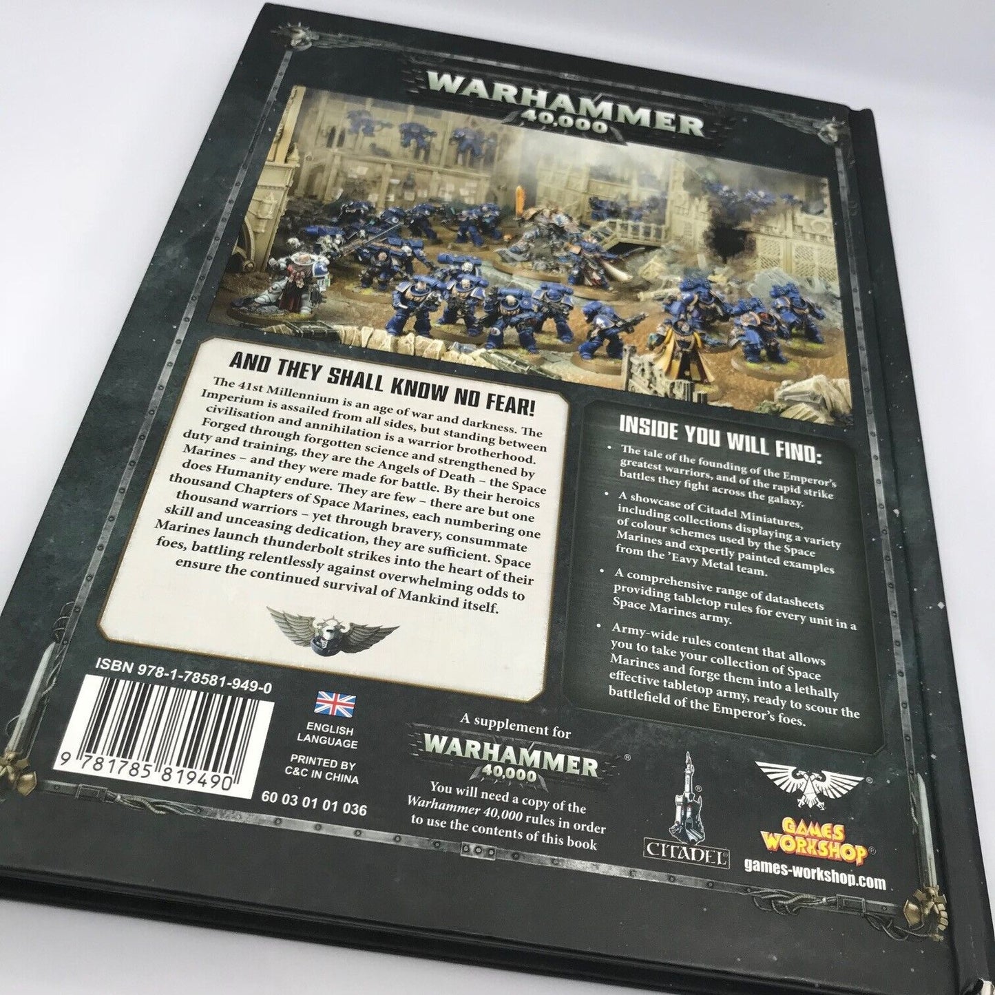 Space Marine Adeptus Astartes Codex - Warhammer 40K M149