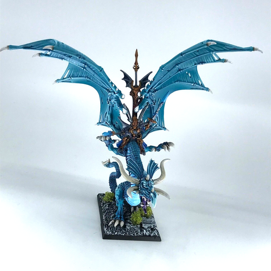 High Elf Prince Imrik Dragon Lord On Dragon - Warhammer Fantasy Painted Metal