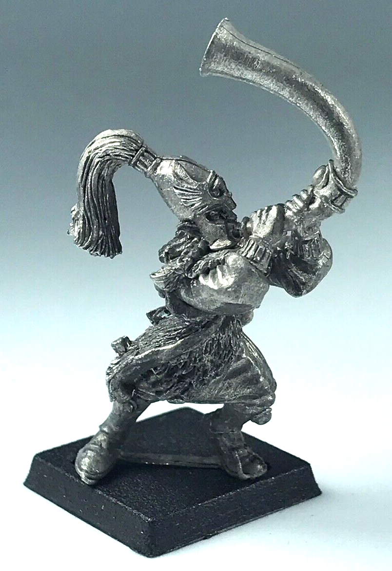 Classic Metal White Lion High Elf Elves Musician - Warhammer Fantasy X1946