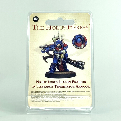 Night Lords Legion Praetor in Tartaros Armour - Sealed - Horus Heresy C987