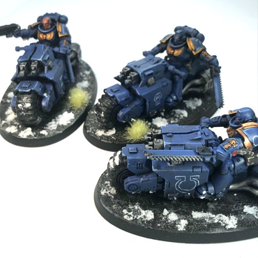 Space Marine Bike Squad - Painted - Warhammer 40K C2195