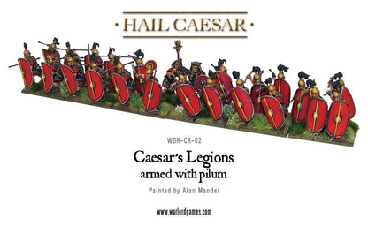 Caesar's Legion With Pilum - Brand New - Warlord Games Hail Caesar Miniatures