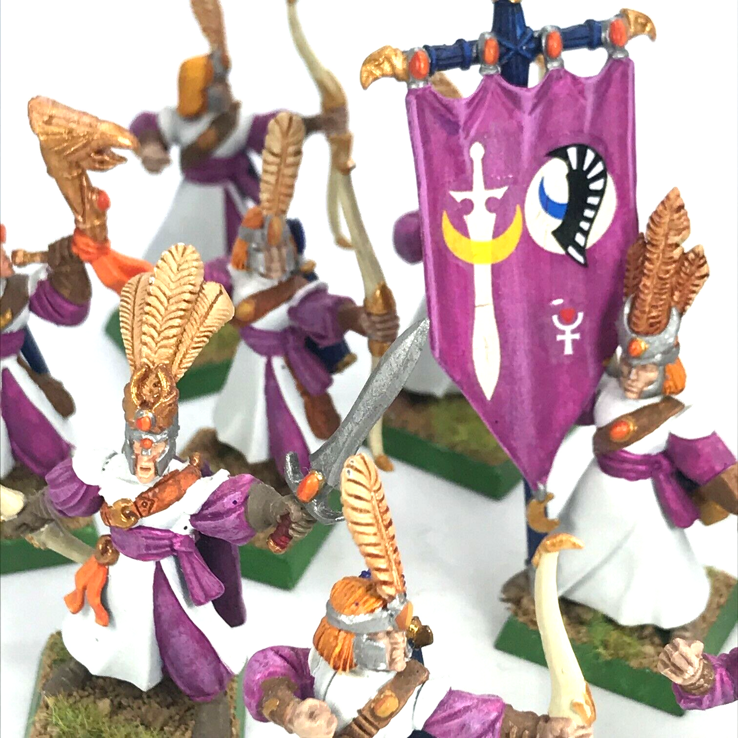 High Elf Elves Archer Unit - Painted - Warhammer Fantasy C996