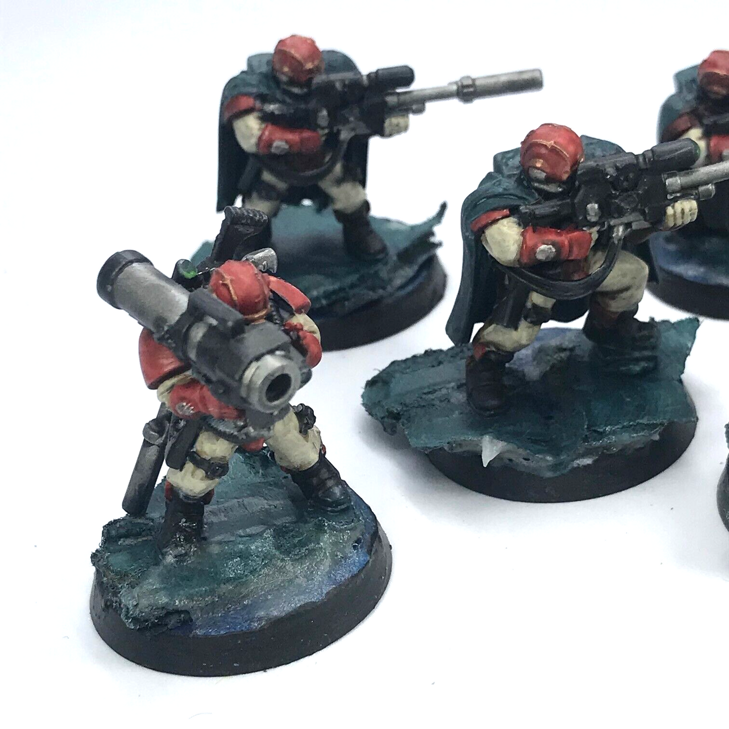Converted Blood Angels Scout Squad Space Marines - Painted - Warhammer 40K C1257