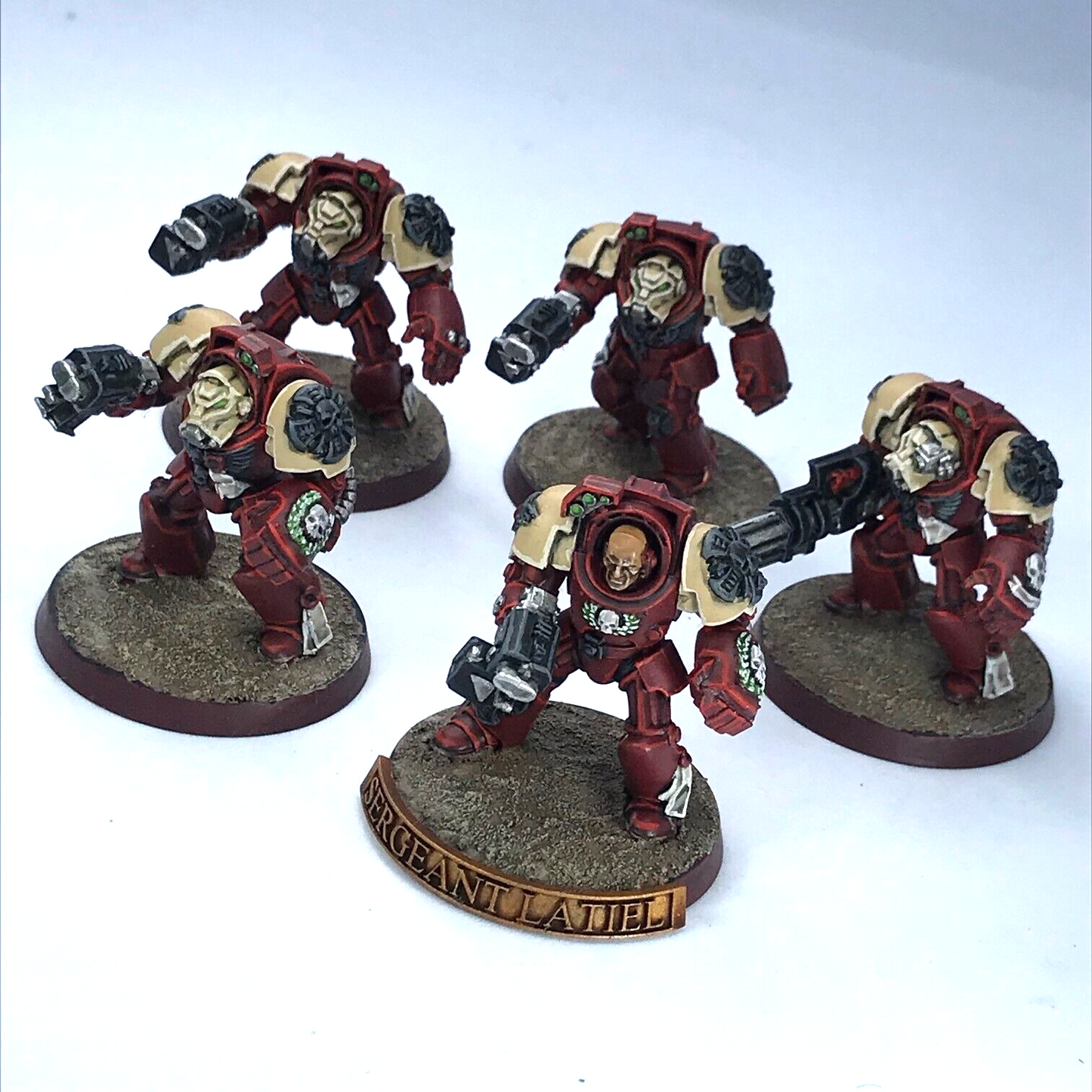 Blood Angels Terminator Squad Space Marines - Painted - Warhammer 40K C422