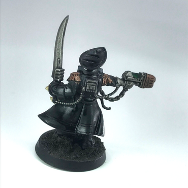 Commissar Imperial Guard Astra Militarum Painted - Resin - Warhammer 40K X2494