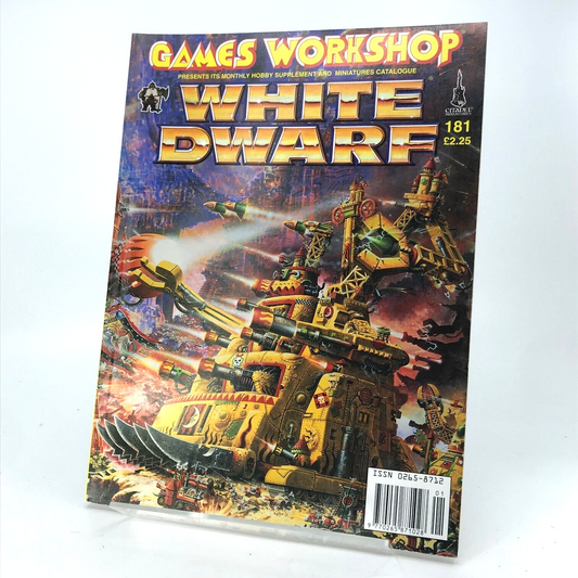 White Dwarf 181 Magazine Games Workshop Warhammer Fantasy 40,000 40K M607