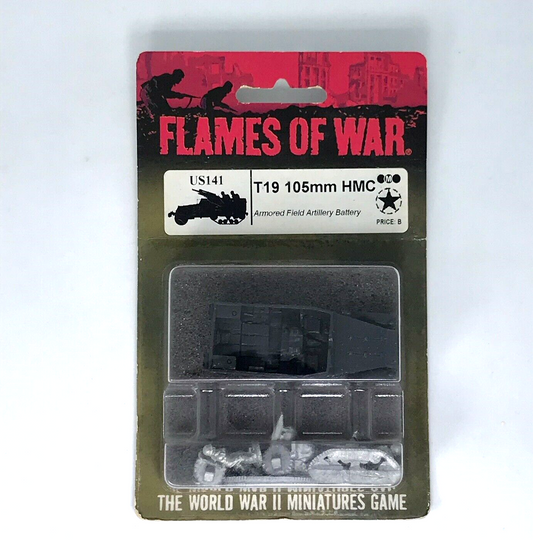 WW2 USA T19 Armoured Field Artillery - Sealed Blister - Flames of War C355