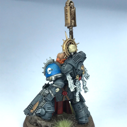 Space Marine Primaris Chaplain - Painted - Warhammer 40K C3330