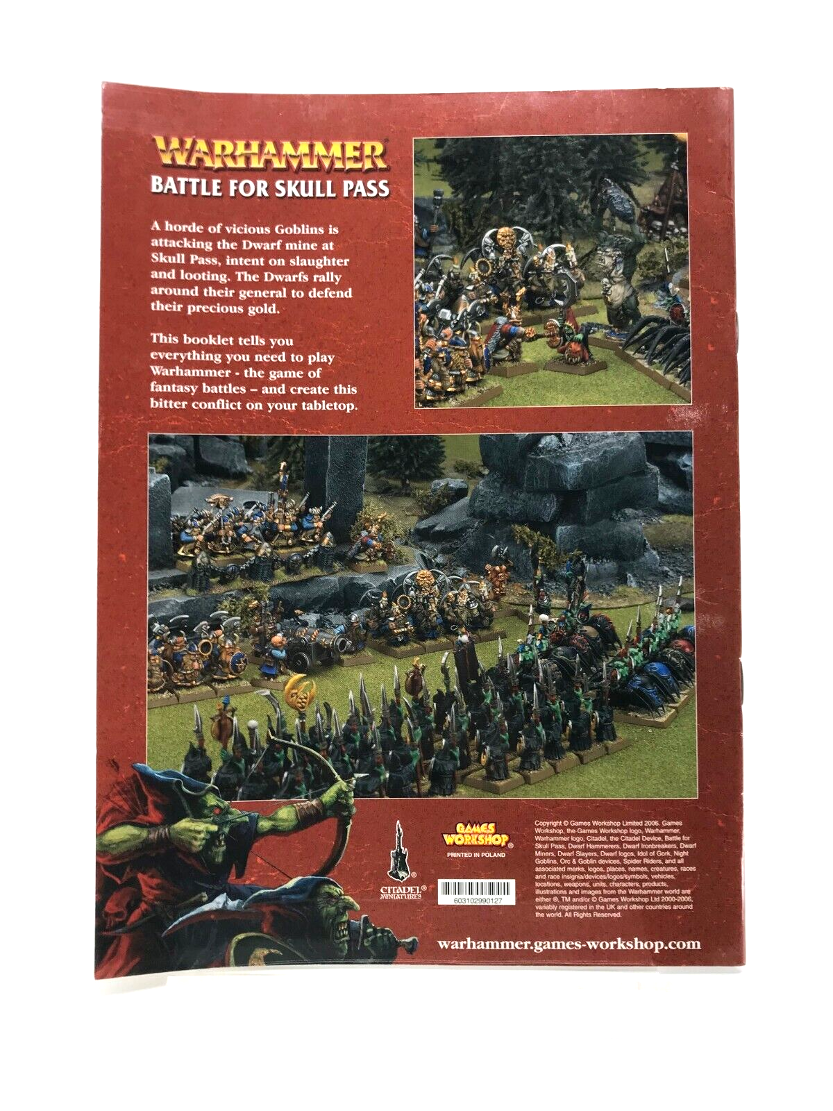 Warhammer Fantasy Battle For Skull Pass Book - Warhammer Games Workshop M533