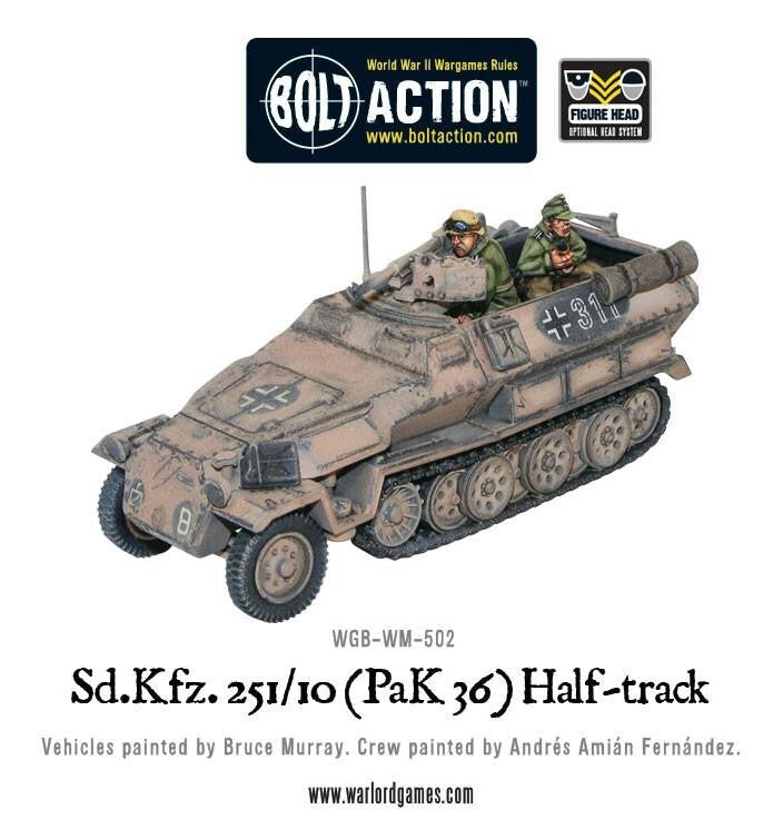 SD.KFZ 251/10 Half-Track (Pak 36) - Warlord Games Bolt Action Miniatures