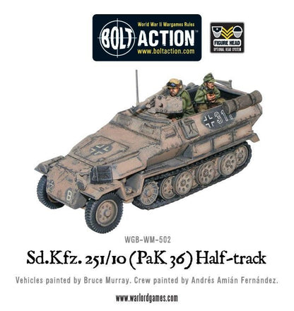 SD.KFZ 251/10 Half-Track (Pak 36) - Warlord Games Bolt Action Miniatures
