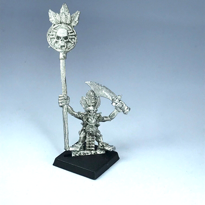 Forest Goblin Standard Bearer Dated 1992 Orcs & Goblins Warhammer Fantasy X508