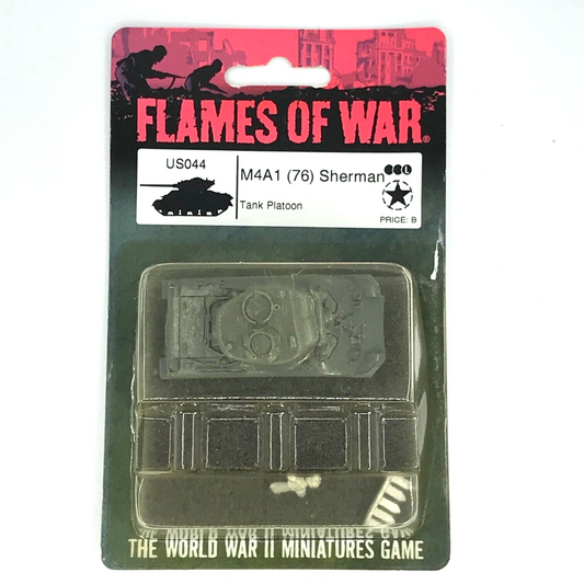 Metal M4A1 Sherman Tank USA Blister WW2 - Flames of War C1261