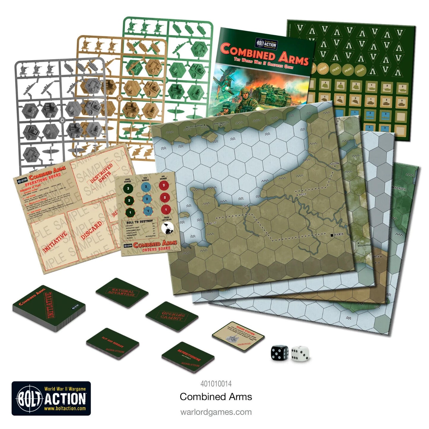 Bolt Action: Combined Arms Board Game - Warlord Games Bolt Action Miniatures