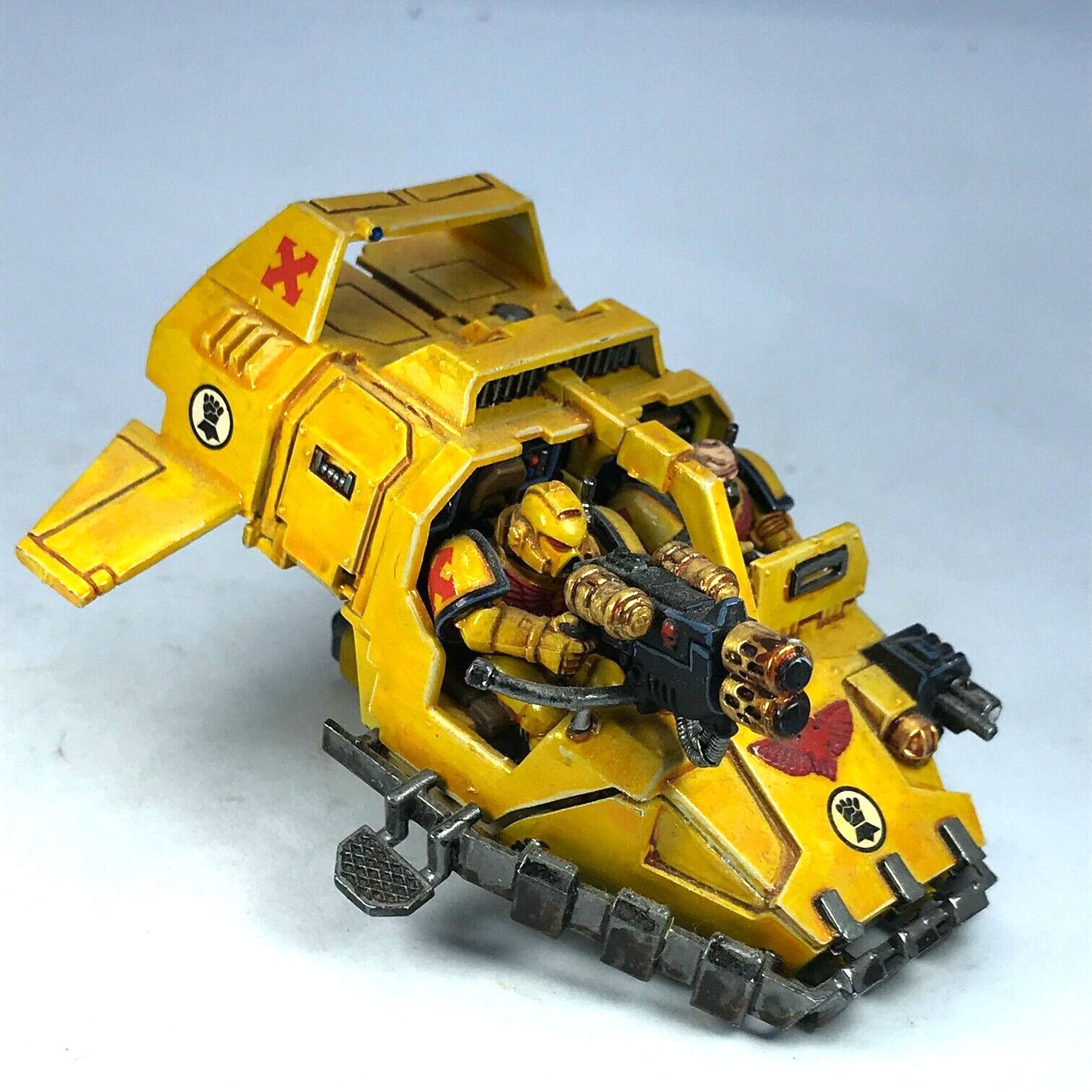 Classic Imperial Fist Landspeeder Space Marines - No base - Warhammer 40K C3435