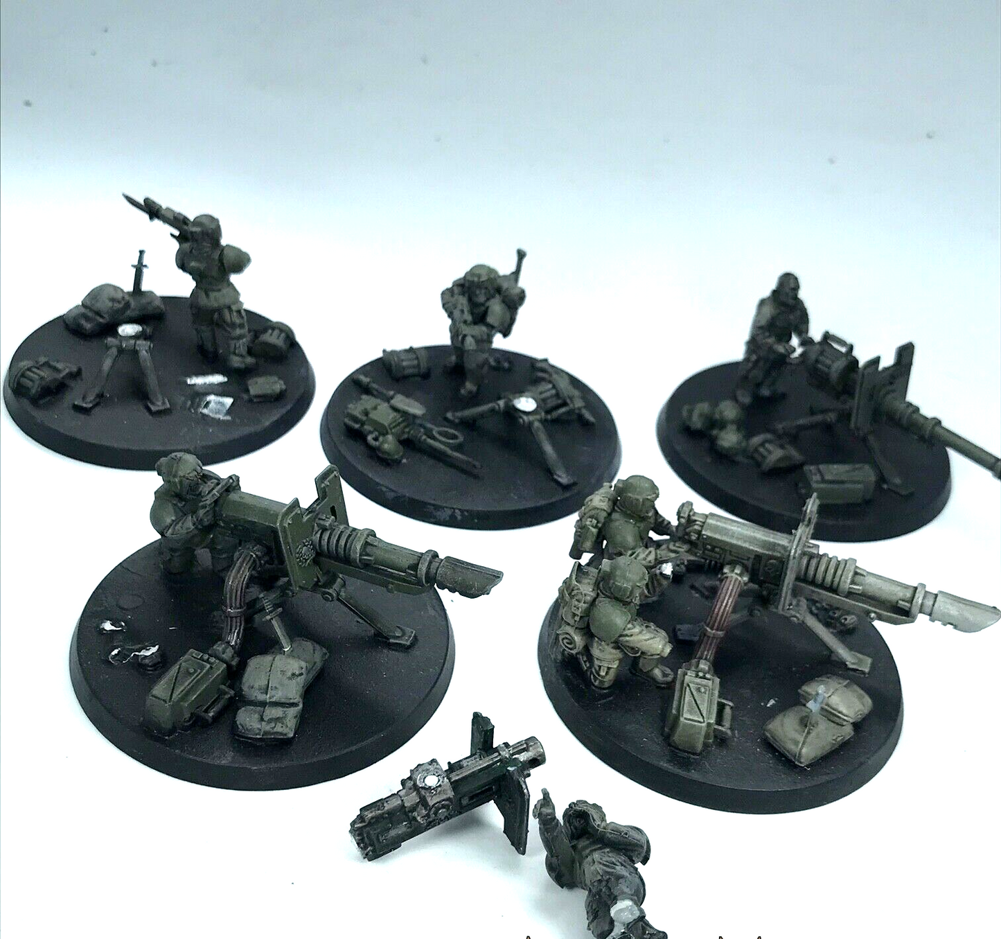 Cadian Heavy Weapon Lot Varying Condition Imperial Guard - Warhammer 40K C1939