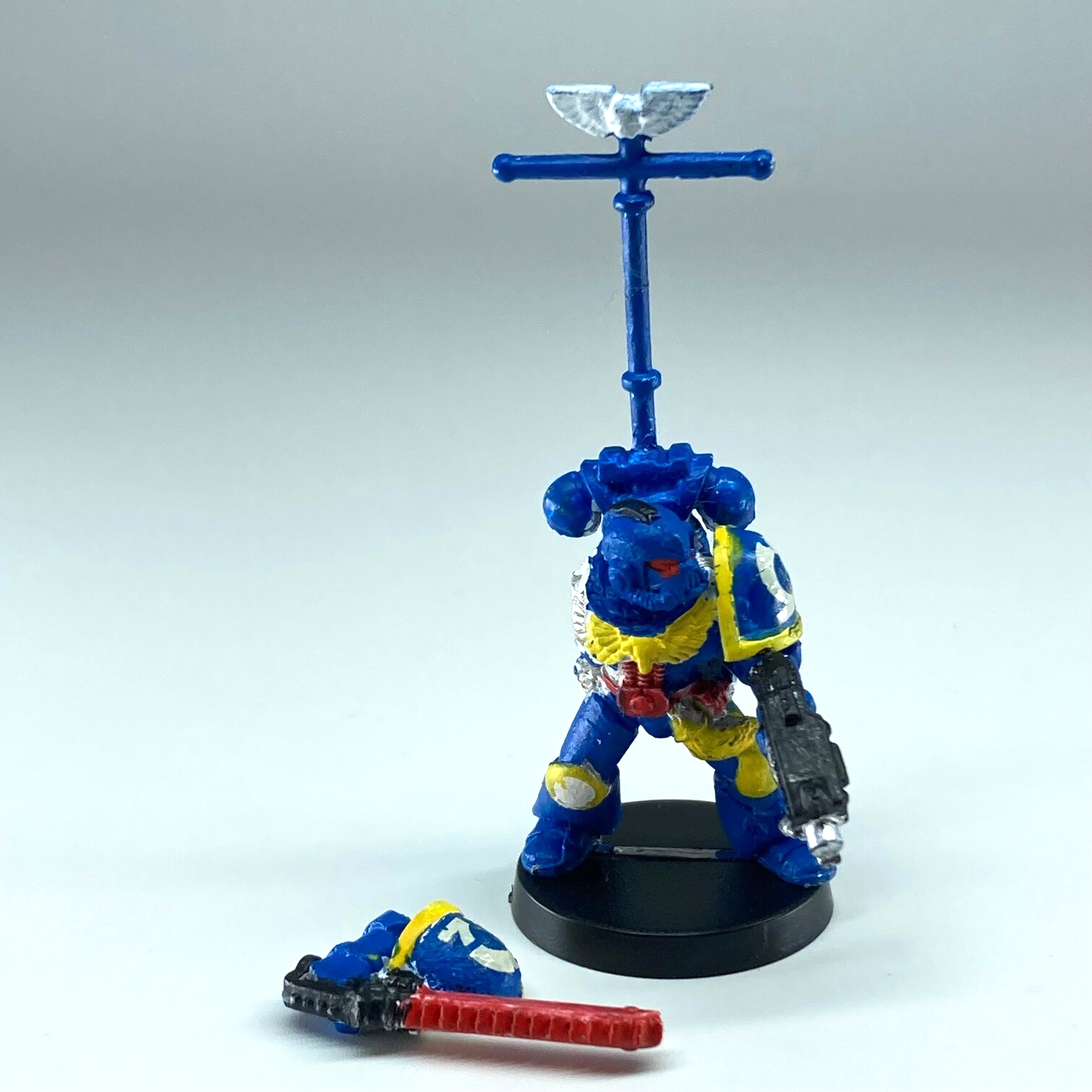 Space marines trooper - warhammer 40k games workshop classic part metal x15825