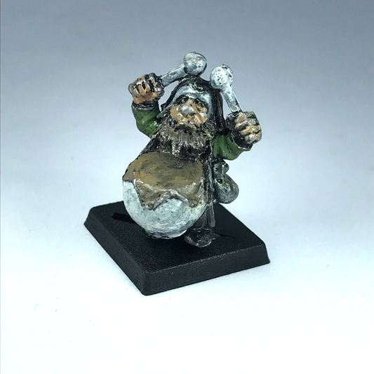 Classic Metal Dwarf Drummer Musician 1987 - Warhammer Citadel Fantasy X1563