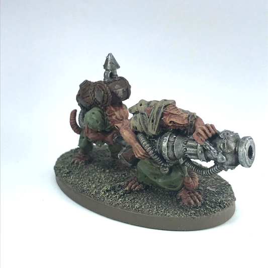 Skaven Warpfire Thrower Team - Warhammer Age of Sigmar / Fantasy Metal X4536