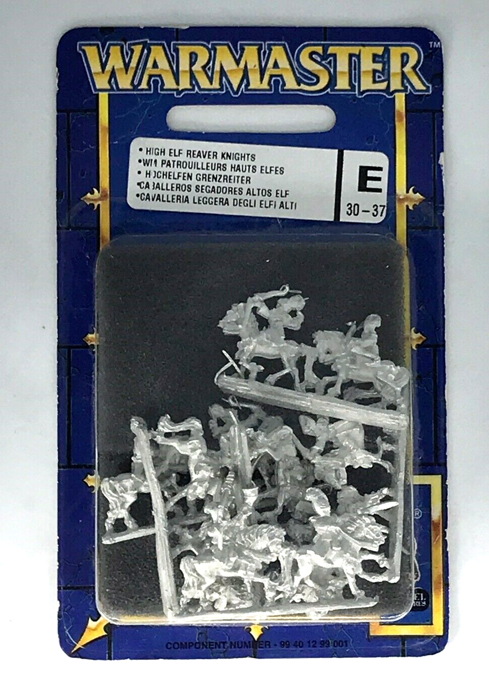 Classic High Elf Elves Reaver Knights Blister - OOP - Warmaster Warhammer C1011