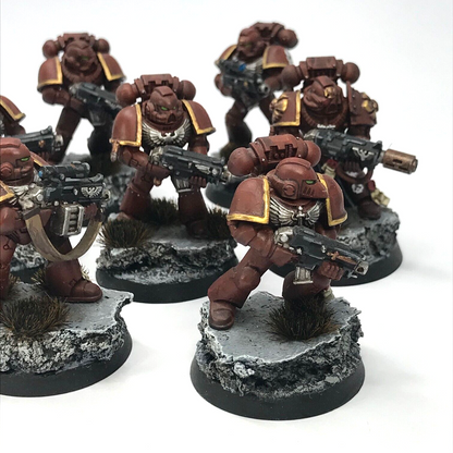 Blood Angel Space Marines Tactical Squad - Painted - Warhammer 40K C2539