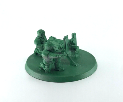 Cadian Heavy Bolter Team Imperial Guard - Painted - Warhammer 40K C384