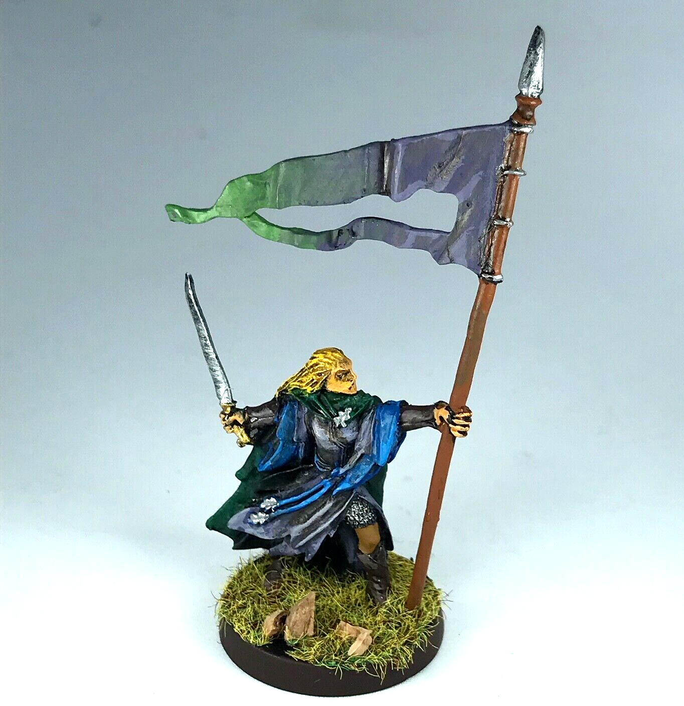 Lothlorien Standard LOTR Metal Wood Elf - Warhammer / Lord of the Rings X6109