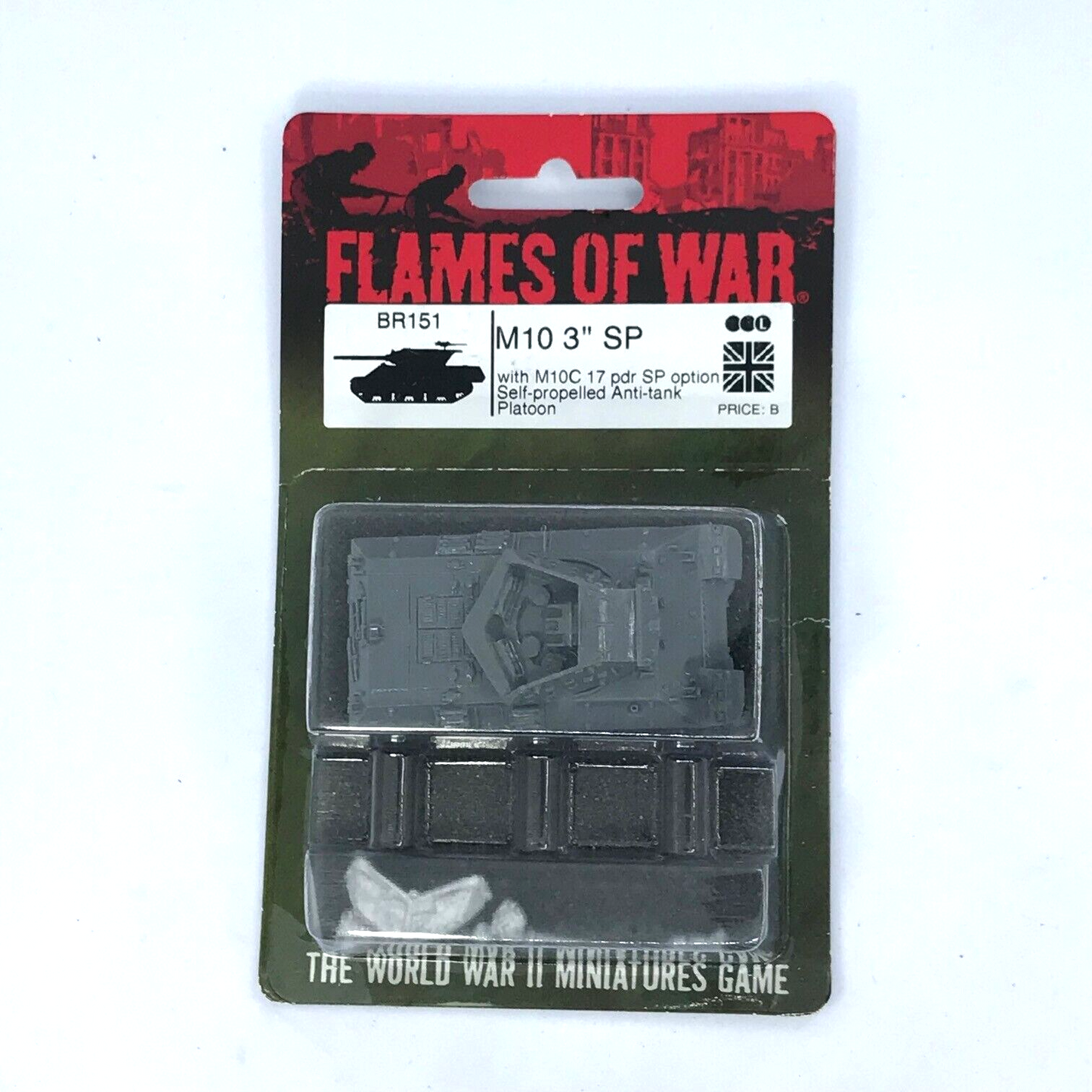 Allied British M19 3" SP Tank Hunter Blister - Flames of War C700