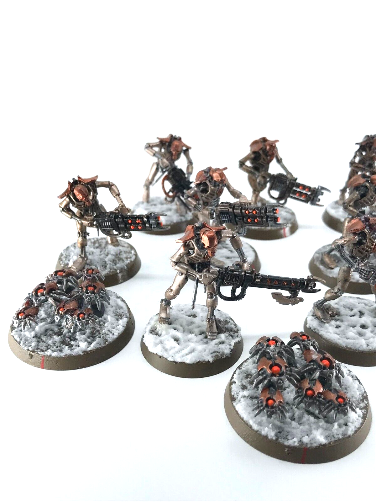 Necron Warriors Squadron - Warhammer 40K Games Workshop Painted C4884