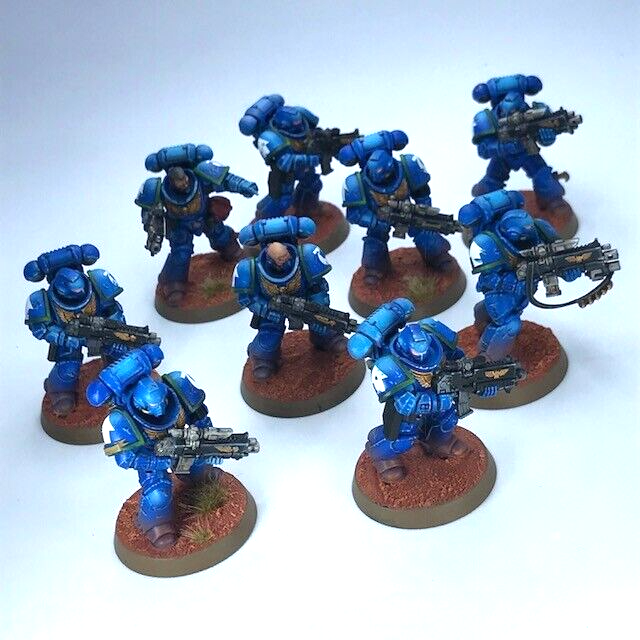 Primaris Intercessors Ultramarines Space Marines - Painted Warhammer 40K C4105