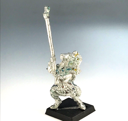 High Elves White Lion Standard Bearer - Warhammer Fantasy Classic Metal X5382