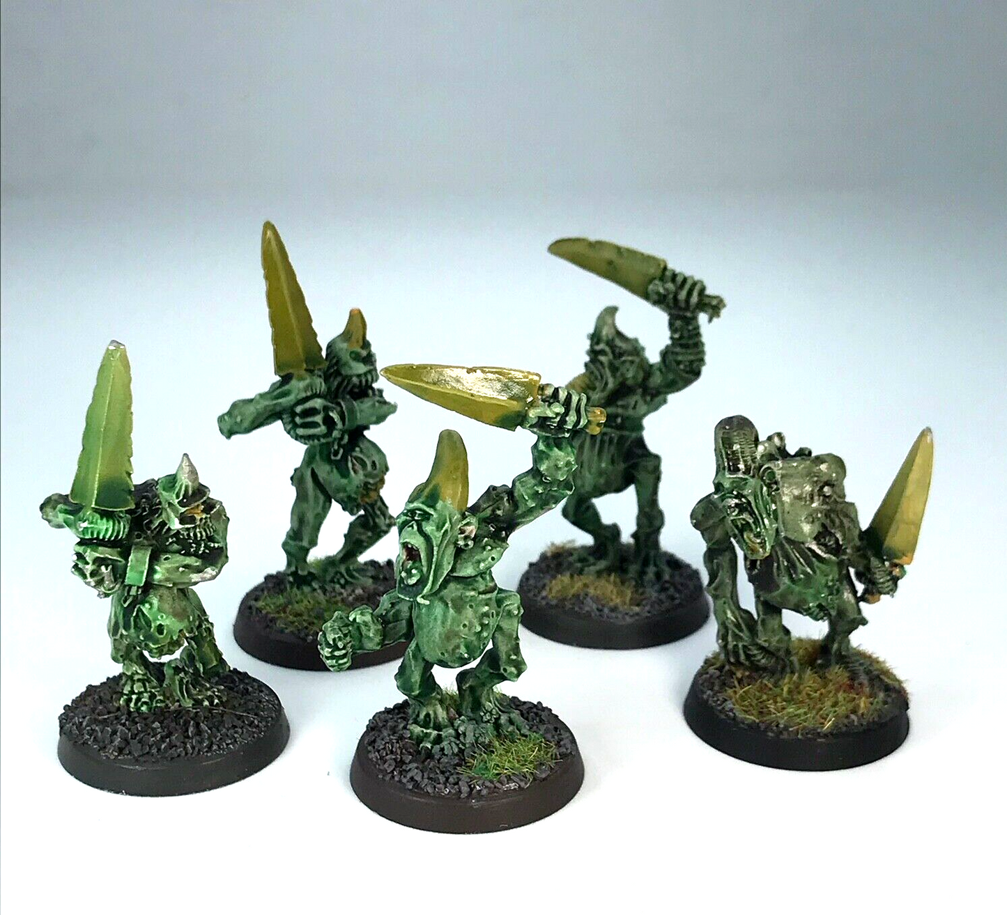 Chaos Nurgle Plague Bearer Squad - Painted - Warhammer Fantasy Metal C1946