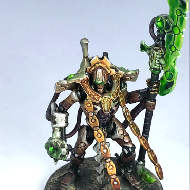 Necron Overlord With Tachyon Arrow Necrons - Painted - Warhammer 40K C2743