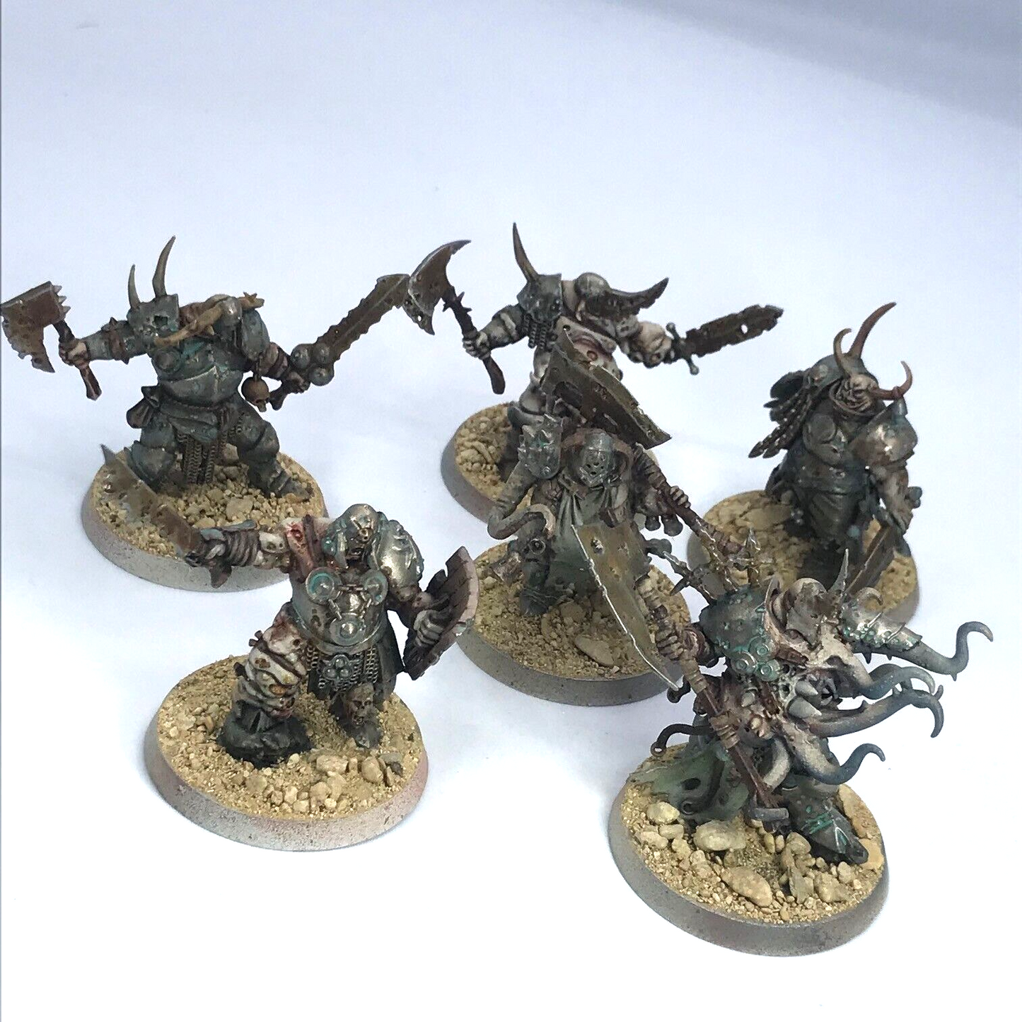 Putrid Blightking Maggotkin Nurgle Chaos Painted - Warhammer Age of Sigmar C2184