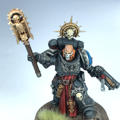 Space Marine Primaris Chaplain - Painted - Warhammer 40K C3330