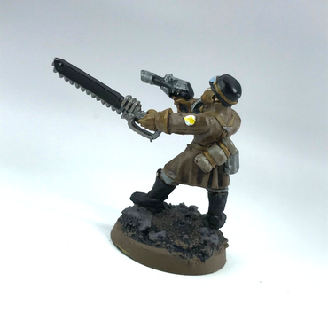 Steel Legion Sergeant Imperial Guard - Warhammer 40K Metal GW Painted X42