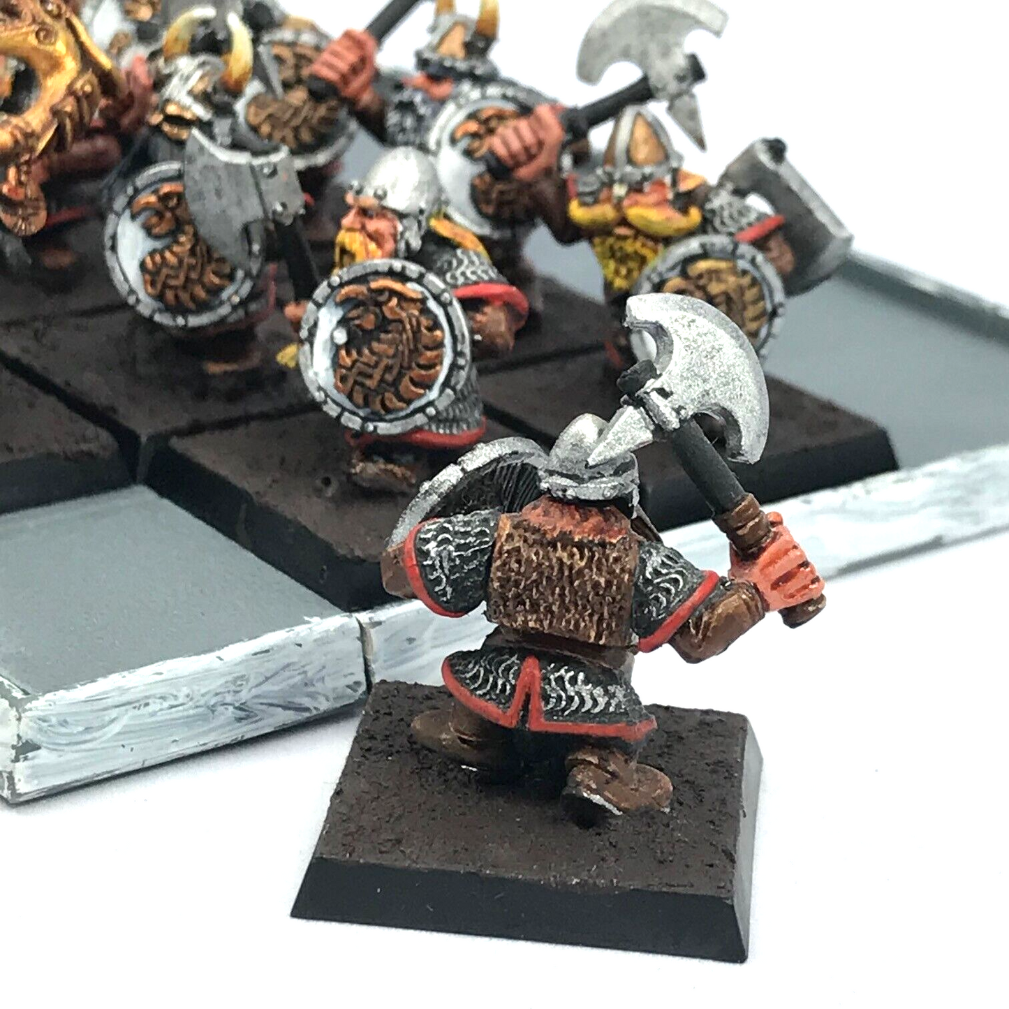 Dwarf Warrior Regiment & Movement Tray - Warhammer Fantasy Games Workshop