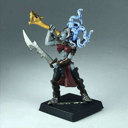 Metal Witch Elf Musician Dark Elf Elves - Warhammer Fantasy X6382