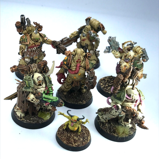 Death Guard Plague Marines Chaos Space Marines - Painted - Warhammer 40K C3602