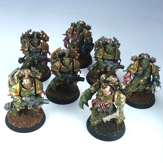 Death Guard Plague Marines Chaos Space Marines - Painted - Warhammer 40K C3401