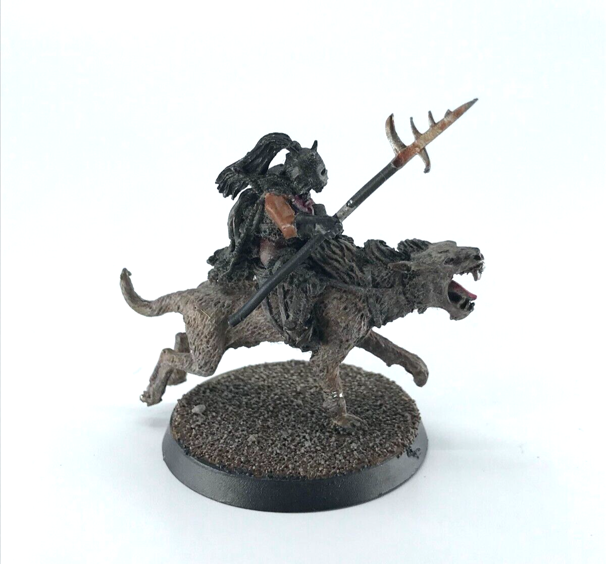 Orc Warg Rider - LOTR Warhammer / Lord of the Rings Games Workshop Metal C4456