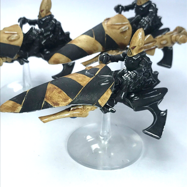 Aeldari Eldar Windriders Squad Jetbikes - Painted - Warhammer 40K C1130