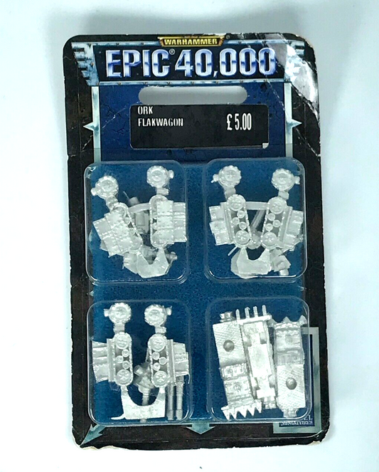 Classic Metal Space Ork Flak Wagons Blister - OOP - Epic Warhammer 40K C1211